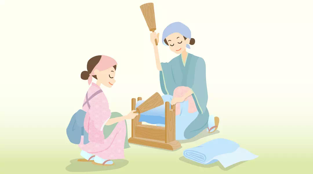 砧打ちのイメージ